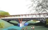 Ponte pedonale  Genga (AN)